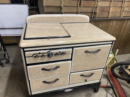 Antique norge gas range - antique,