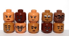 Lego 10 Bown Head Heads For