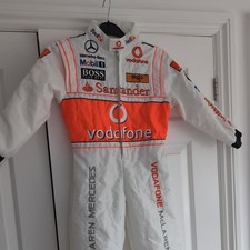 2007 Lewis Hamilton Vodafone Mercedes McLaren F1 Team Overall Suit size Kids 2