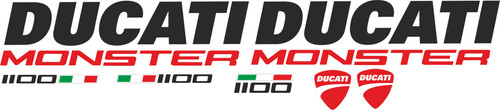 Replica monster 1100 - 1100, stickers