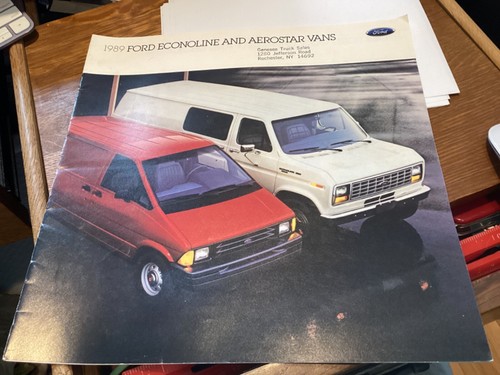 1989 ford econoline and - econoline,