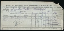 Original railway paperwork - railway,
