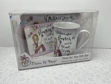 Johnson Brothers Born To Shop Time For Tea Mug Coaster Scatter Tray Boxed Unused