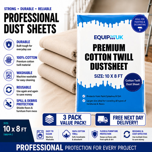 Three heavy duty cotton - three,
