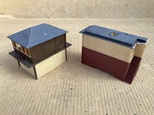 OO Gauge - pair of signal boxes