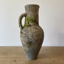 Vintage terracotta amphora - vintage,