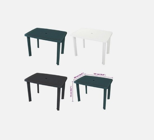 Plastic garden table - plastic,