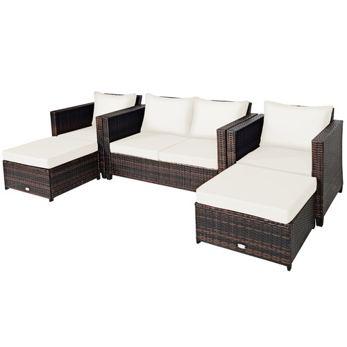 Patiojoy 5pcs patio rattan - patio,