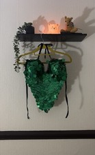Green Sequin, Costume Bra And Long Skirt Set