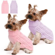 Lorehelina 2 Pack Dog Sweaters