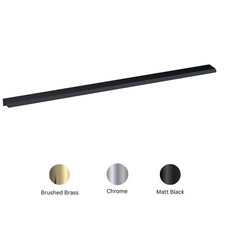 Finger Pull Furniture Cabinet Handle, 500mm, 320 Centres, Multiple Colours