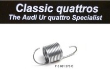 SEAT ADJUSTER CLINCH BOLT SPRING AUDI UR QUATTRO TURBO-COUPE-90-80 113881275C