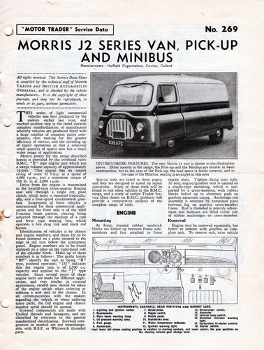 Morris van pick - , van,