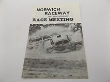UNDATED HEVINGHAM NORWICH STOCK CAR BANGER RACING PROGRAMME 1977? (6)