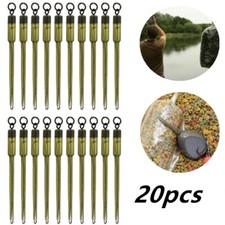20Pcs PVA Bag Stems Translucent Green Quick Change Solid Bag For Carp Fishing