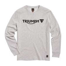 TRIUMPH SHIRT GENUINE TRIUMPH BETTMANN GREY MARL TOP LONG SLEEVE SHIRT 3XL