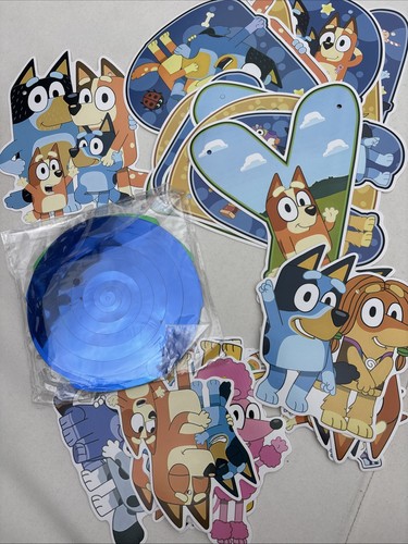 Bluey party decorations - bluey,