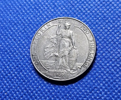 1907 florin edward vii british - 1907,