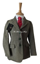 CHILDS FOXLEY KEEPERS TWEED SHOWING/ HUNTING JACKET SIZE 27