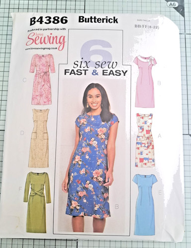 Ladies sewing pattern six to - six,