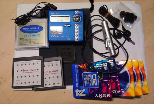 Sony n707 portable minidisc - mz-n707,