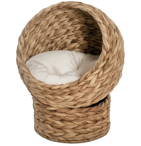 Pawhut wicker cat - cat, house