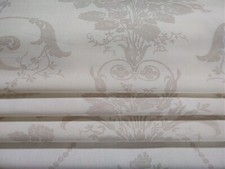 LAURA ASHLEY JOSETTE OFF WHITE/LINEN MADE TO MEASURE ROMAN BLIND