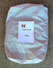 25KG BAG OF POWDERED FIRE CLAY