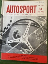 Autosport 24 April 1959 test Fiat Abarth Zagoto Behra Ferrari wins Aintee 200