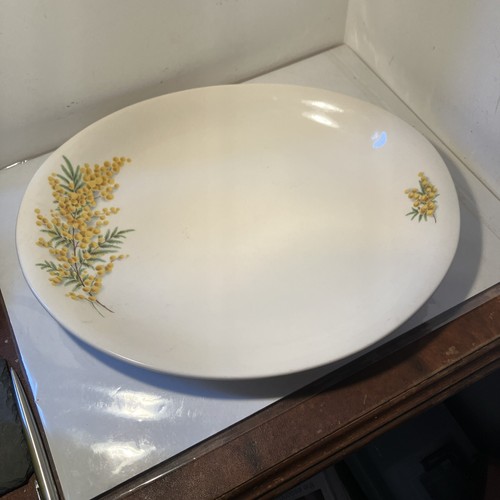 Vintage oval serving platter - vintage,