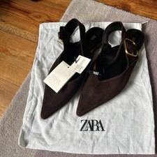 BRAND NEW ZARA BROWN LEATHER