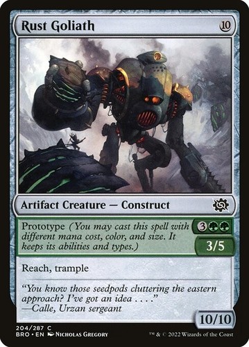 Mtg rust goliath - [mtg],