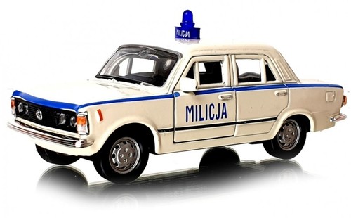 Fiat 125p police polish car - polish,