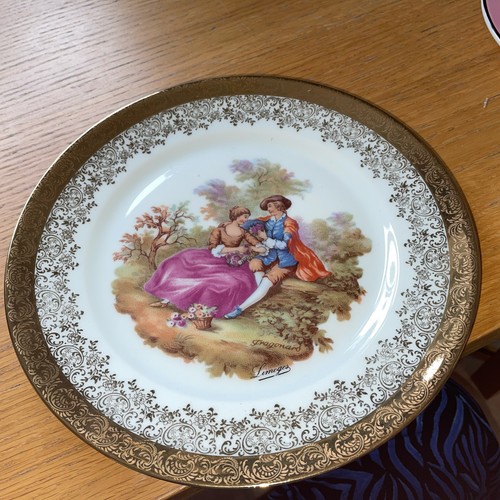 Limoges porcelain plate - limoges,
