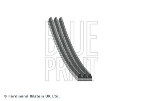 Blue print ad03r735 ribbed - blue,