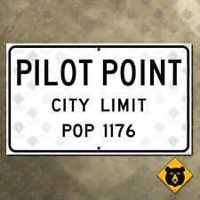 Pilot Point Texas city limit