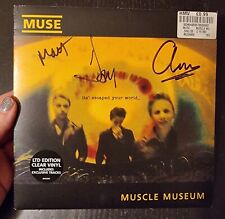 MUSE - SIGNED "Muscle Museum" Clear 7" Vinyl, Limited Edition 1000, V Good Cond.