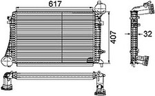 Mahle CI166000P Intercooler