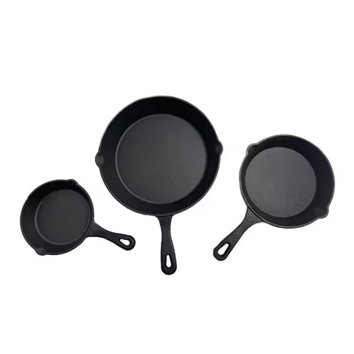 Set cast iron skillet - of,