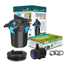 Pressurised Koi Pond Filter UV Steriliser Kits - All in One - Ponds up to 50000L