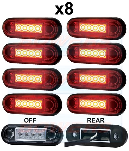 Easy fit red rear - 8x,