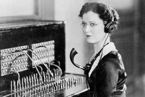 Telephone operator with