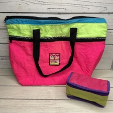 Vintage 90s Gitano Neon Tote
