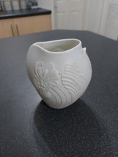 A Small Kaiser White Bisque Vase
