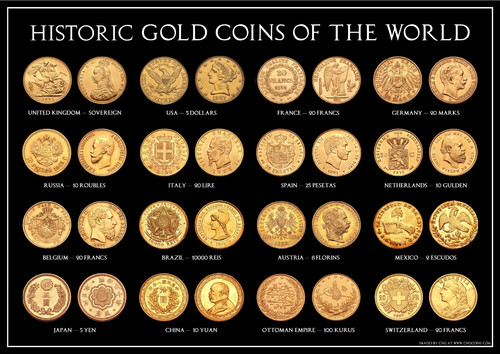Historic gold coins the - historic,
