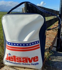 Vintage Retro Cabin Crew Luggage Flight Bag 1970s 1980s Jetsave transatlantic