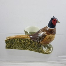 QUAIL Ceramic Egg Cup "Cock Pheasant" Collectable H 10cm x  W 15cm