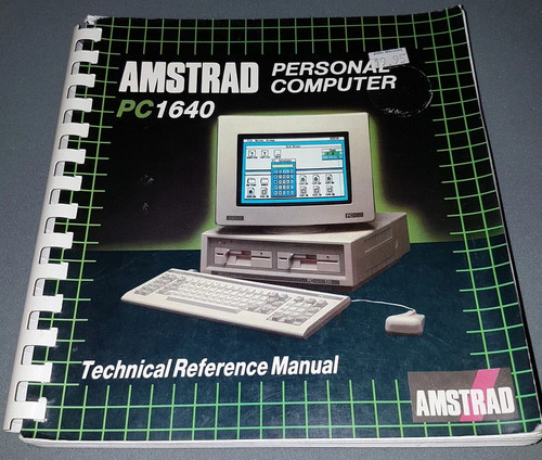 Amstrad 1640 technical - amstrad,