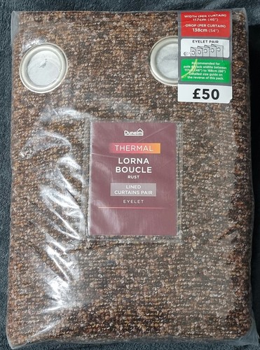 Dunelm lorna boucle - lorna, eyelet