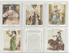 Complete set 25 Large John Player Cigarette cards  Famous Beauties